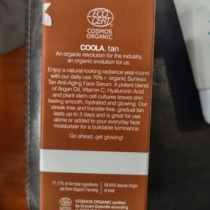 Coola sunless tan face serum